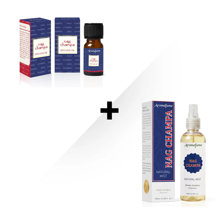 Nag Champa Mist & Essential Oil Wellness Kit